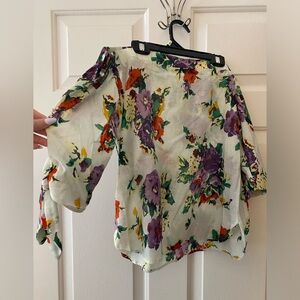 Willow & Clay Floral Strapless Top